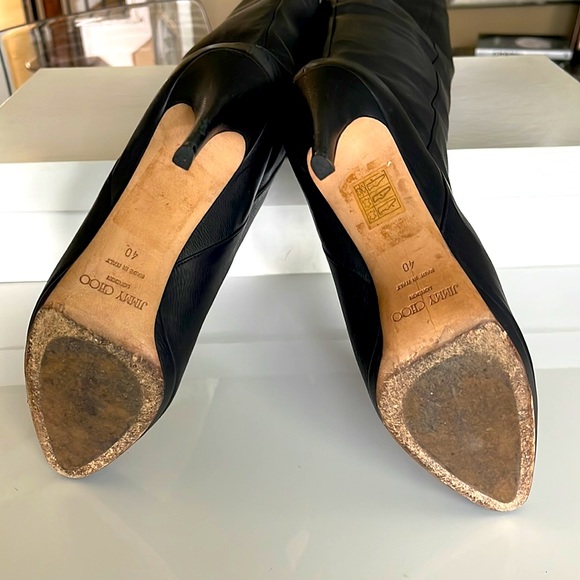 Jimmy Choo Gypsy Calf Leather Black boots - Picture 7 of 12